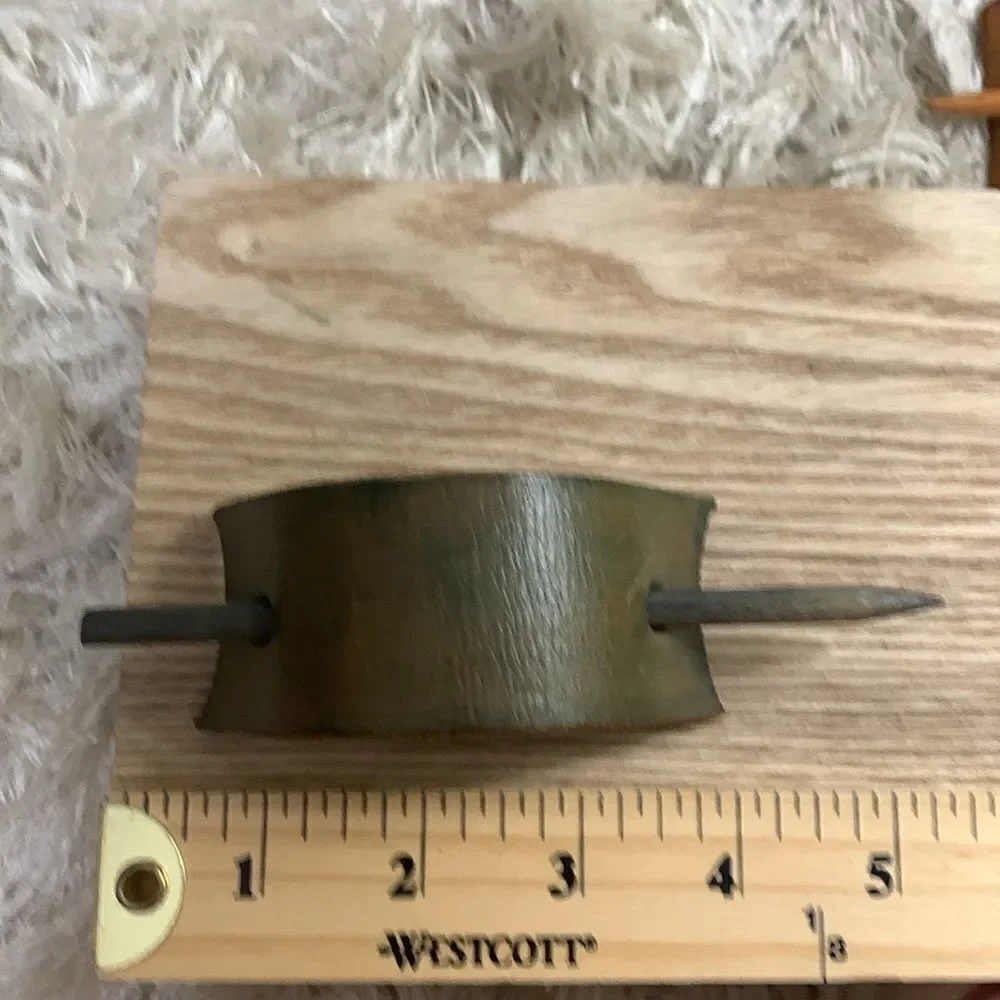 Leather Stick Barrettes Bundle Of Two‎